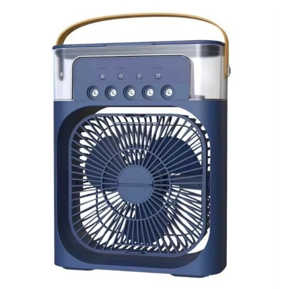 Настільний вентилятор з функцією зволожувача Air Cooler Fan Міні вентилятор - кондиціонер з відділенням для льоду