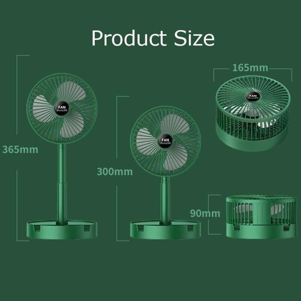 Портативний міні вентилятор для дому Telescopic Folding Fan · Складаний настільний вентилятор з USB зарядкою